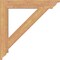 Ekena Millwork Traditional Traditional Smooth Bracket, Western Red Cedar, 3 1/2"W x 26"D x 26"H BKT04X26X26TRA01SWR - alternate 3